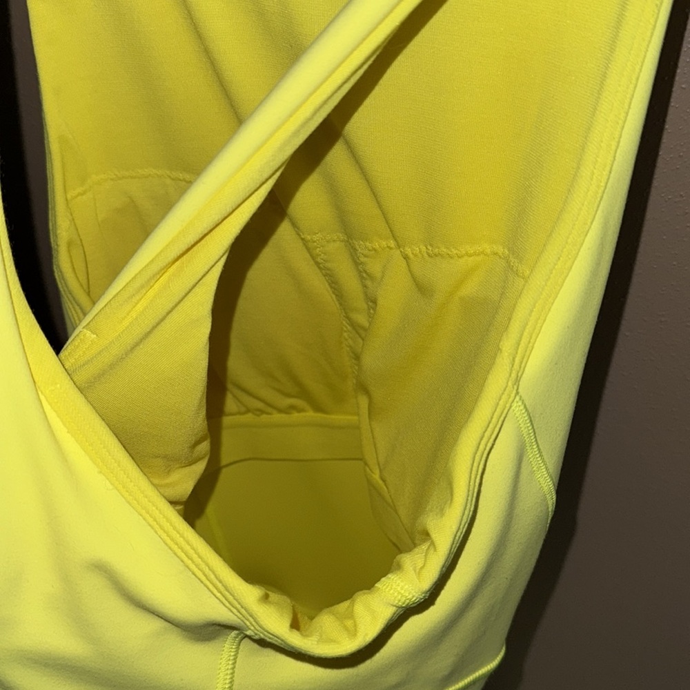 Lululemon Athletica NWT Court Crush Electric Lemon Dress Size 8 - Picture 12 of 13